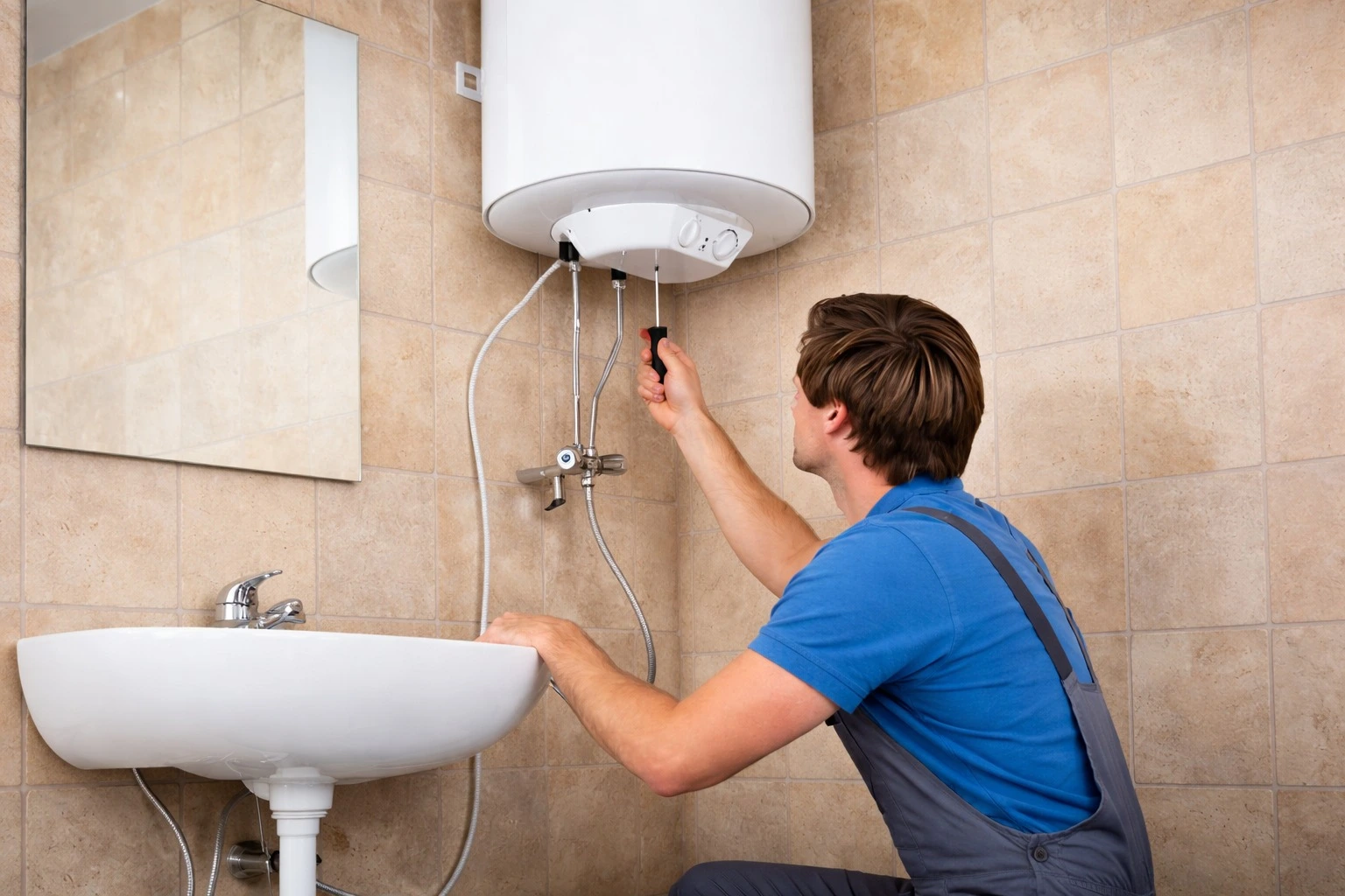 Home electric water heater installation & repair