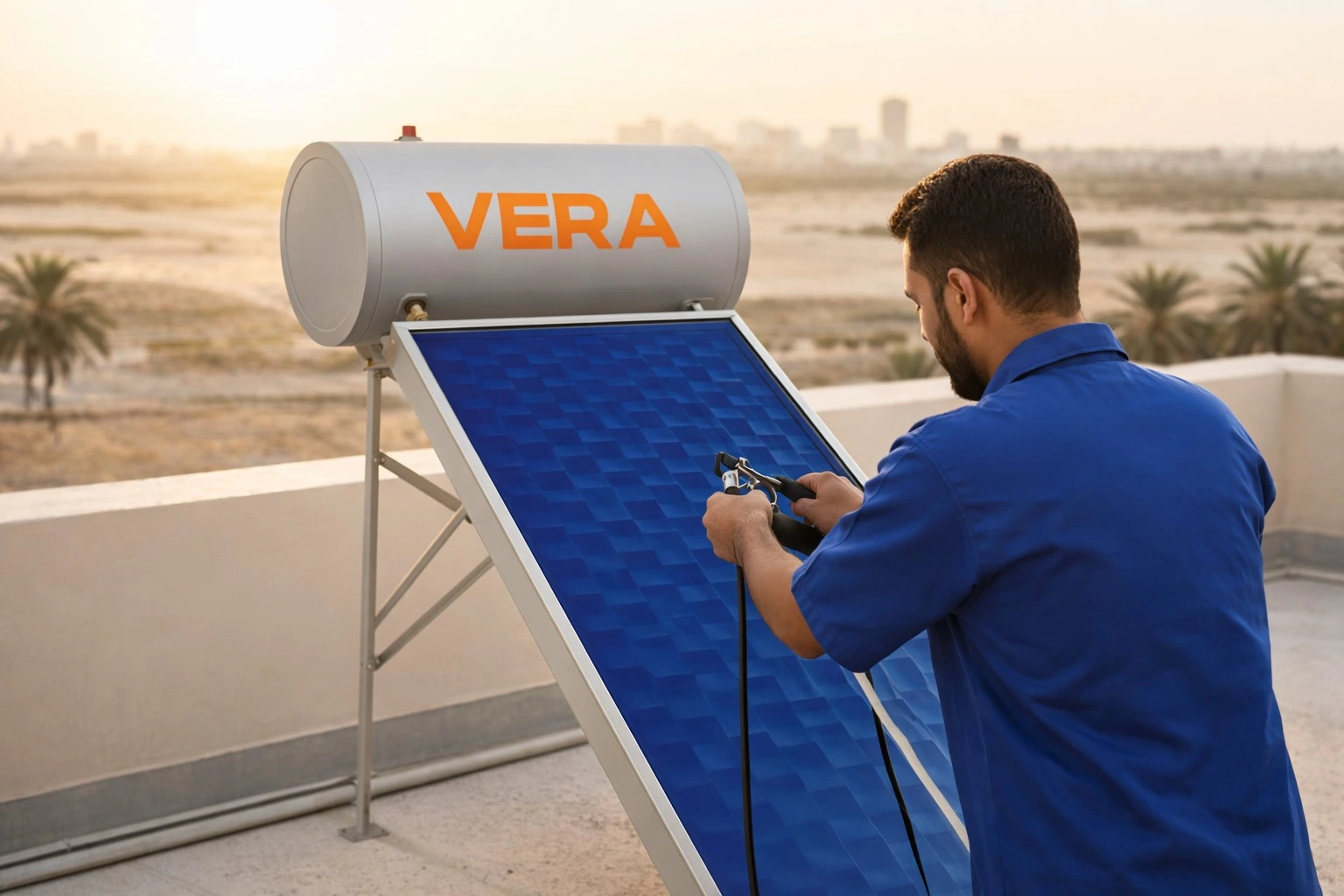 Home solar water heater installation & repair